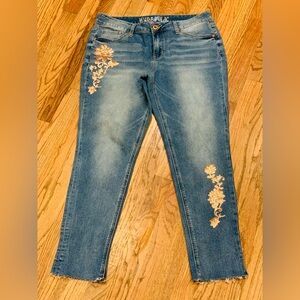 Hydraulic Nolita Curvy Ankle Skinny Jeans, Size 14